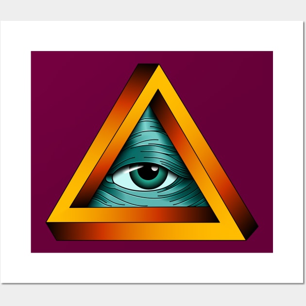 All-Seeing Eye Wall Art by OldSalt